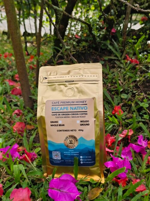 Escape Nativo – Café Premium Honey, Origen Santander, Especial Fermentado - 454g