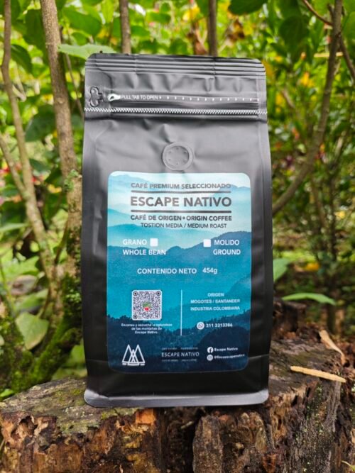 Escape Nativo – Café Premium Seleccionado, Origen Santander, Colombia – 454g