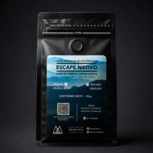 Escape Nativo – Café Premium Seleccionado, Origen Santander, Colombia – 454g