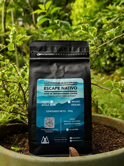 Escape Nativo – Café Premium Seleccionado, Origen Santander, Colombia – 454g