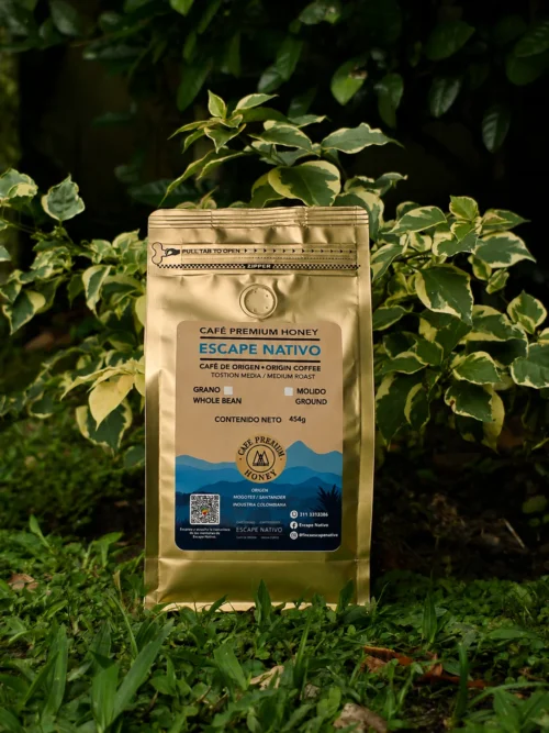 Escape Nativo – Café Premium Honey, Origen Santander, Especial Fermentado - 454g
