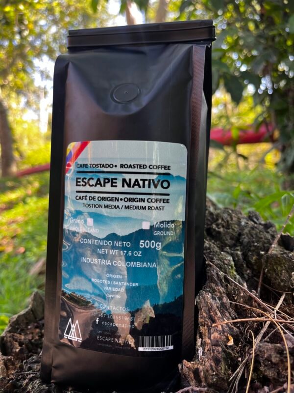 Café Premium Escape Nativo de Santander Colombia. 1 Libra