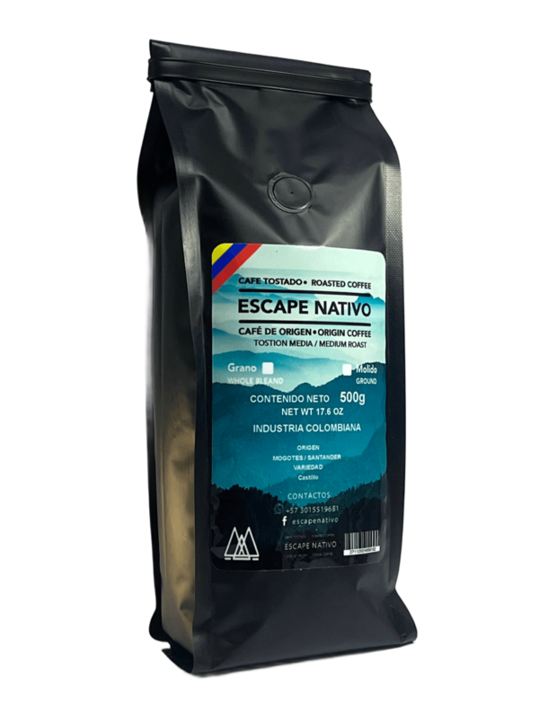 Café Premium Honey Escape Nativo de Santander Colombia, Especial Fermentado. 1 Libra