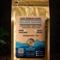 Escape Nativo – Café Premium Honey, Origen Santander, Especial Fermentado - 454g