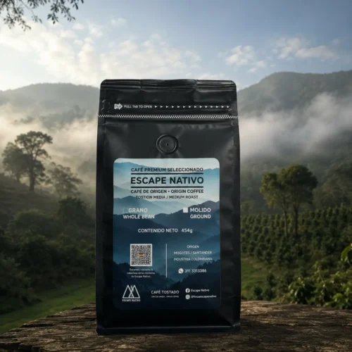 Escape Nativo – Café Premium Seleccionado, Origen Santander, Colombia – 454g