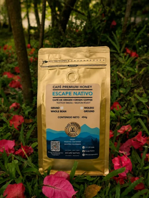 Escape Nativo – Café Premium Honey, Origen Santander, Especial Fermentado - 454g