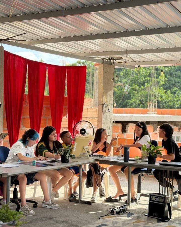 Tablero del aula de Escuela VIDA